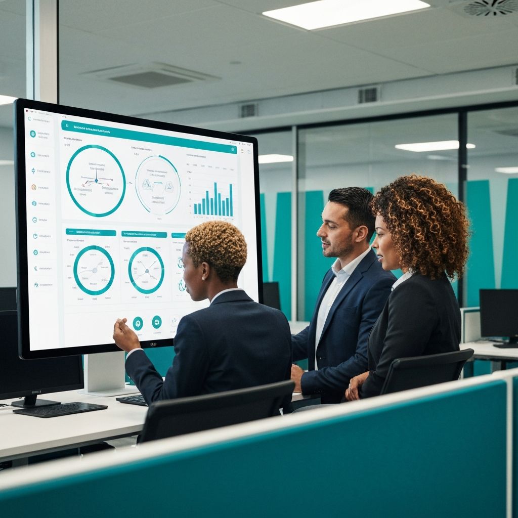 Team collaborating with AI workflow automation tools